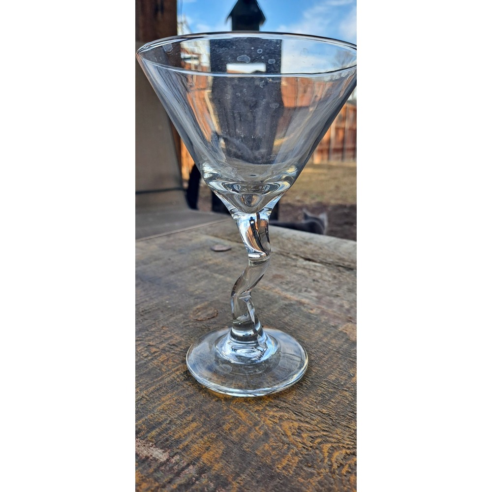 Libby Z Stem Clear Martini Glass